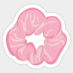 Cotton pink Scrunchie Sticker